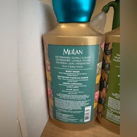 Disney Princess x Bath & Body Works Body Wash Set - Mulan, Tiana, Snow White - Picture 3 of 5